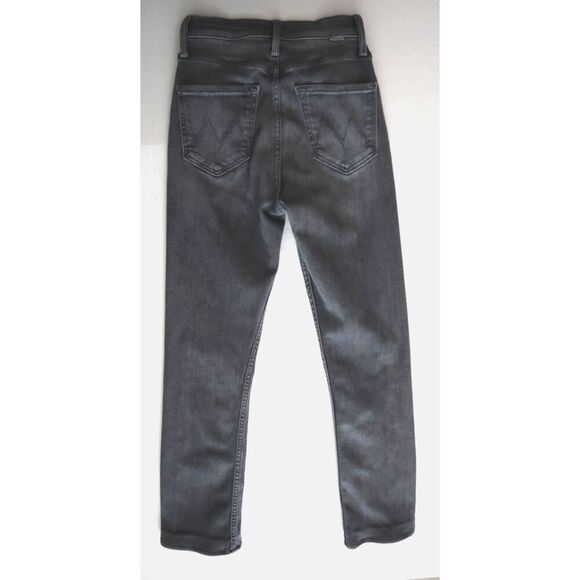 Mother 10064-851 Women's Sz 23 Light Gray High-Waisted Rider Skimp Jeans - Picture 2 of 11